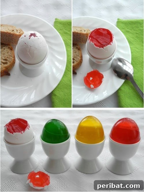 80 Captivating Easter Egg Art & Craft Ideas 57 Jell-O Filled Easter Eggs - 80 Creative and Fun Easter Egg Decorating and Craft Ideas