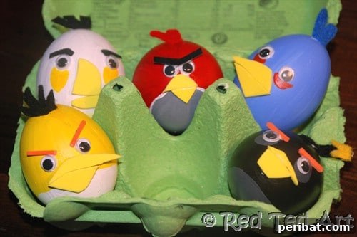 80 Captivating Easter Egg Art & Craft Ideas 67 Angry Birds Easter Eggs - 80 Creative and Fun Easter Egg Decorating and Craft Ideas