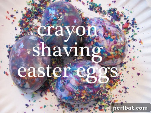 80 Captivating Easter Egg Art & Craft Ideas 72 Crayon Shaving Easter Eggs - 80 Creative and Fun Easter Egg Decorating and Craft Ideas