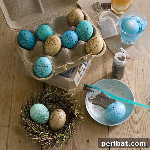 80 Captivating Easter Egg Art & Craft Ideas 80 Speckled Easter Eggs - 80 Creative and Fun Easter Egg Decorating and Craft Ideas