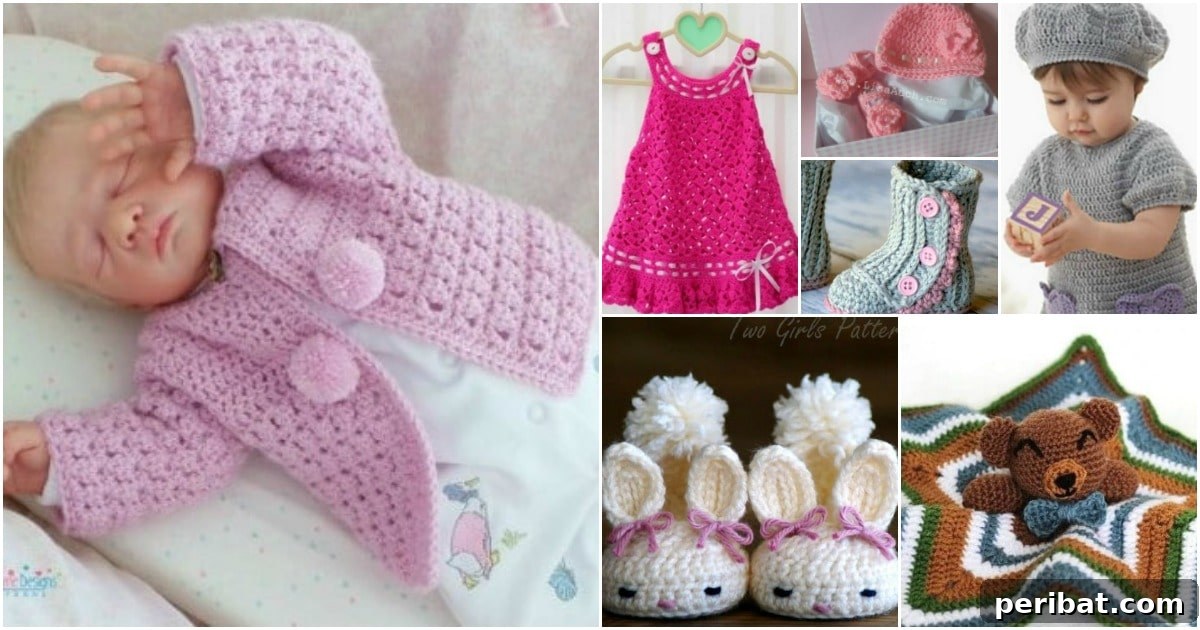50 Irresistible Crochet Baby Projects to Craft Right Away 2 Delightful Crochet Baby Items and Patterns
