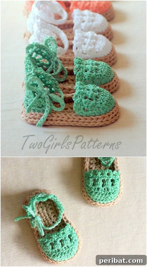 50 Irresistible Crochet Baby Projects to Craft Right Away 14 Cute Crochet Baby Sandals Pattern