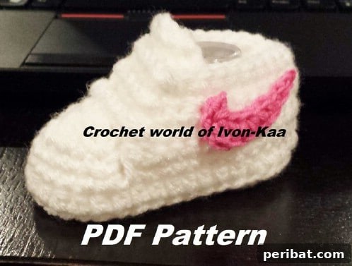 50 Irresistible Crochet Baby Projects to Craft Right Away 18 Cute Crochet Nike Baby Booties Pattern