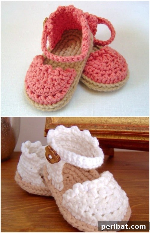 50 Irresistible Crochet Baby Projects to Craft Right Away 19 Cute Crochet Baby Girl Sandals