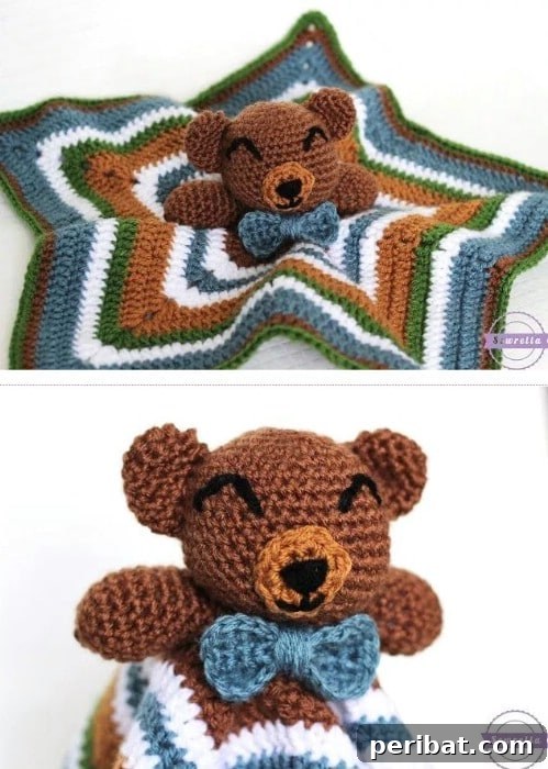 50 Irresistible Crochet Baby Projects to Craft Right Away 30 Crochet Teddy Bear with Blanket