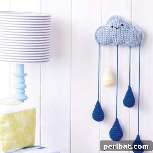 50 Irresistible Crochet Baby Projects to Craft Right Away 31 Cute Crochet Weather Mobile for Nursery
