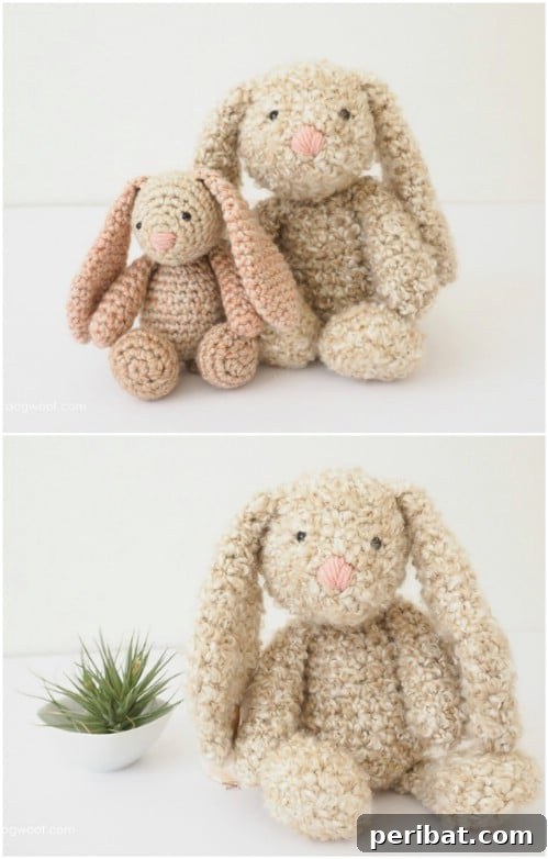 50 Irresistible Crochet Baby Projects to Craft Right Away 36 Crocheted Stuffed Bunny Toy Pattern