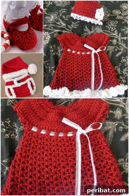 50 Irresistible Crochet Baby Projects to Craft Right Away 45 Easy Crochet Holiday Gift Set for Baby