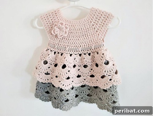 50 Irresistible Crochet Baby Projects to Craft Right Away 46 Beautiful Crochet Dress for Baby Girls
