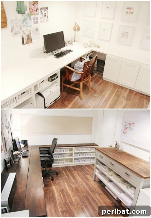 Easy Put Together Home Office Desk