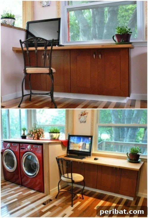 Easy To Build DIY Kitchen Desk