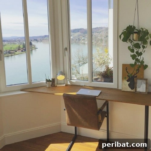 Simple Window Mounted Desk