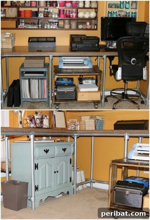 Custom Counter Top Craft Desk