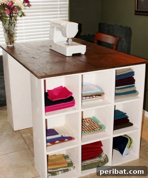 DIY Modular Craft Desk With Storage