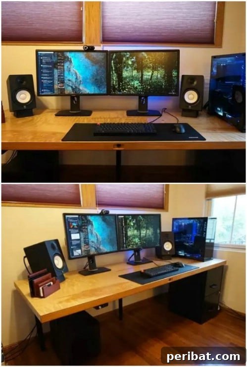 DIY Basic Computer Desk