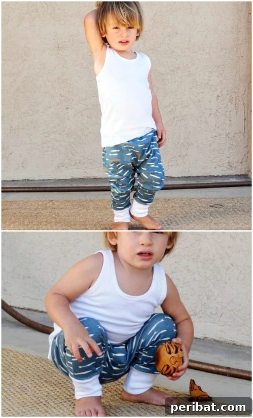 40 Sweet & Simple Baby Sewing Projects for Everyone 11 Basic Newborn Jogger Pattern