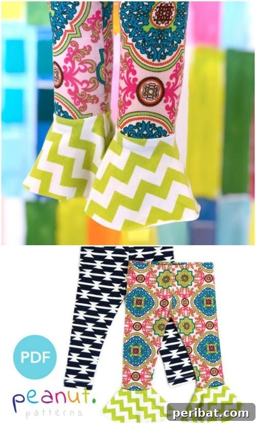 40 Sweet & Simple Baby Sewing Projects for Everyone 13 Sew Adorable – Ruffled Leggings Pattern