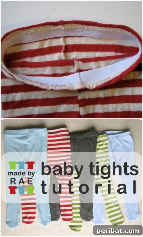 40 Sweet & Simple Baby Sewing Projects for Everyone 19 Easy To Sew Baby Tights Pattern