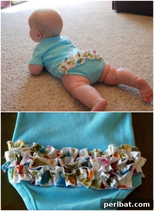 40 Sweet & Simple Baby Sewing Projects for Everyone 25 Cute Ruffle Butt Onesie Pattern