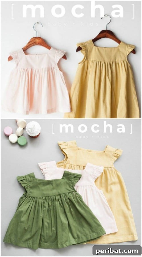 40 Sweet & Simple Baby Sewing Projects for Everyone 29 Simple DIY Baby Dress