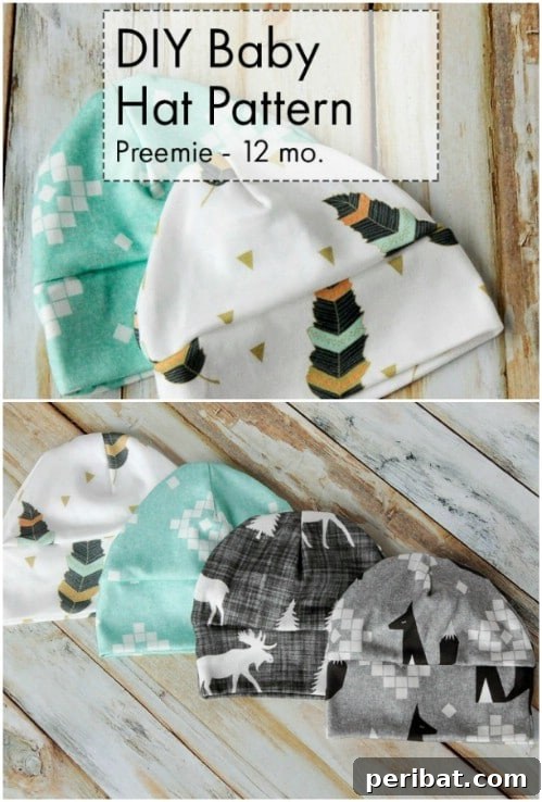 40 Sweet & Simple Baby Sewing Projects for Everyone 38 Easy DIY Baby Cap Pattern