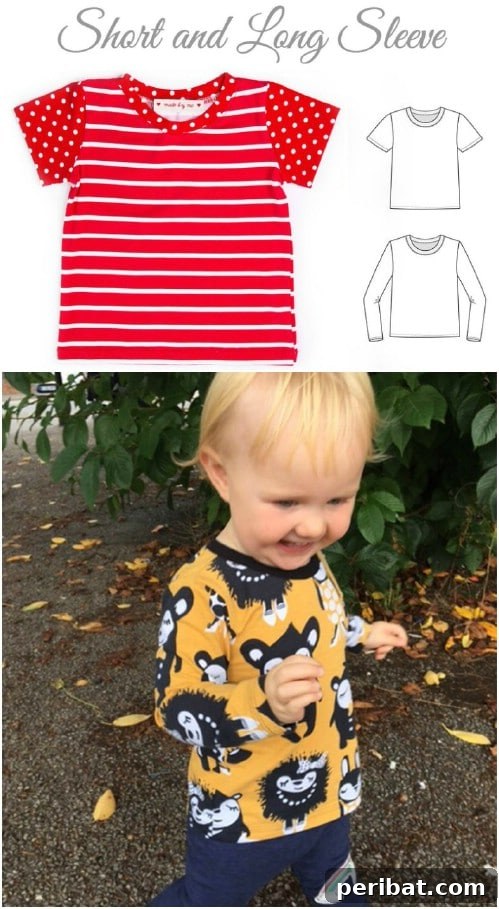 40 Sweet & Simple Baby Sewing Projects for Everyone 5 Baby T-Shirt Pattern