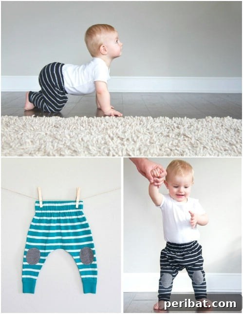 40 Sweet & Simple Baby Sewing Projects for Everyone 10 20 Minute Baby Boho Leggings
