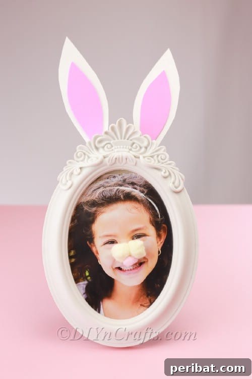 Step 10: Display your Easter bunny photo