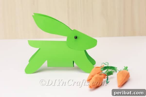 How to Make a Simple Paper Easter Bunny