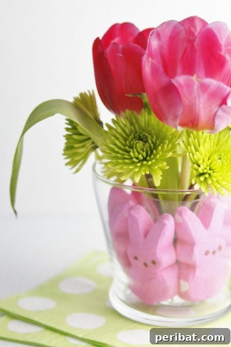Craft Your Own Easter Table Decor: Inspiring Centerpiece Ideas 14 Peeking Peeps Centerpiece for Easter