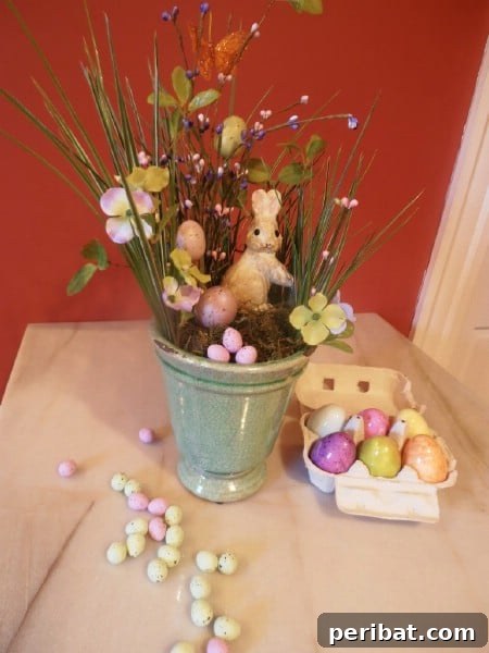 Craft Your Own Easter Table Decor: Inspiring Centerpiece Ideas 19 Peter Cottontail Centerpiece for Easter