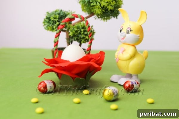 Craft Your Own Easter Table Decor: Inspiring Centerpiece Ideas 3 Gorgeous Little Paper Flower Easter Basket