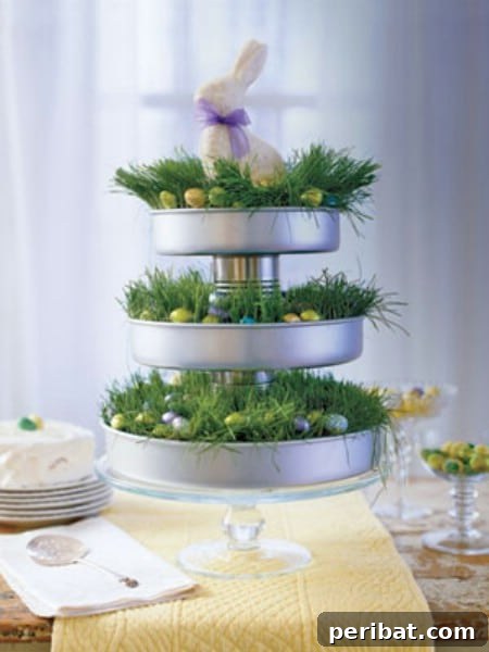 Craft Your Own Easter Table Decor: Inspiring Centerpiece Ideas 21 Regal Rabbit Centerpiece for Easter