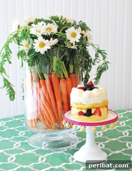 Craft Your Own Easter Table Decor: Inspiring Centerpiece Ideas 26 Crazy for Carrots Centerpiece for Easter
