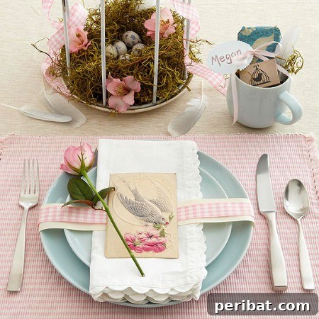 Craft Your Own Easter Table Decor: Inspiring Centerpiece Ideas 28 Birdcage Centerpiece for Easter