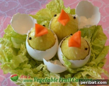 Craft Your Own Easter Table Decor: Inspiring Centerpiece Ideas 45 Cantaloupe Easter Bunny Centerpiece