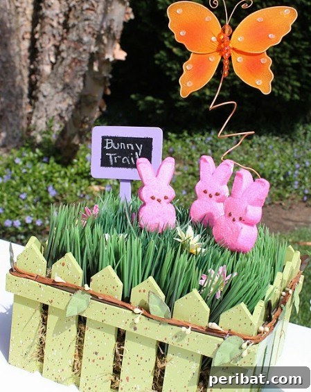 Craft Your Own Easter Table Decor: Inspiring Centerpiece Ideas 47 Peeps Garden Centerpiece for Easter