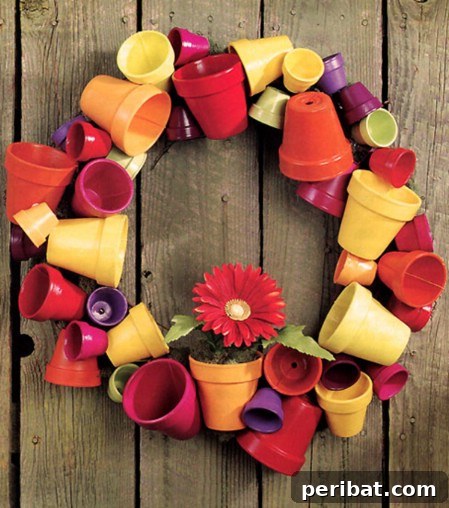 Colorful Fiesta Easter Wreath Fiesta Wreath - 40 Creative DIY Easter Wreath Ideas to Beautify Your Home