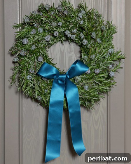 Natural Fresh Herb Wreath for Spring Fresh Herb Wreath - 40 Creative DIY Easter Wreath Ideas to Beautify Your Home