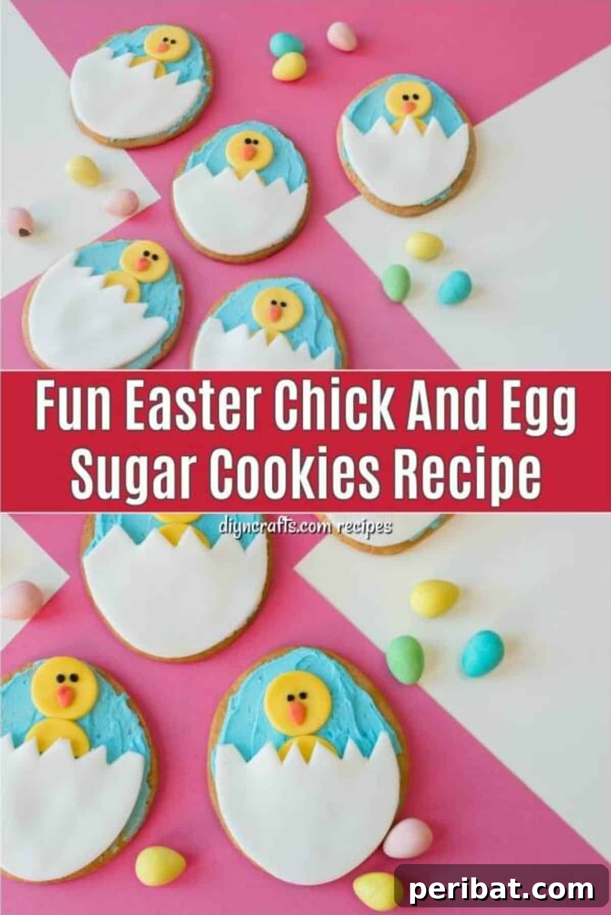 Fun Easter Chick And Egg Sugar Cookies Recipe