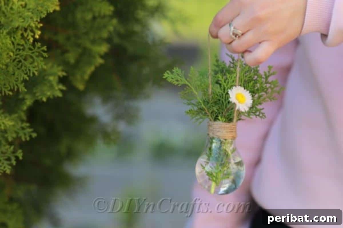 DIY Lightbulb Planter Perfect for Spring 6 Planter made from a lightbulb