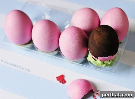 Delightful Easter Treats Made Easy 11 Elegant Homemade Chocolate Easter Eggs with a hollow center