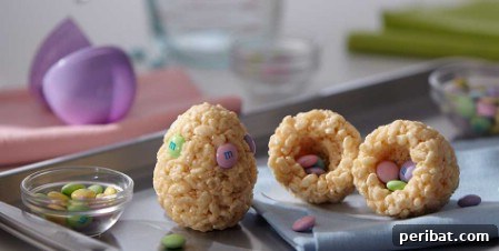 Delightful Easter Treats Made Easy 14 Fun Rice Krispies Hidden Surprise Easter Eggs with candy inside