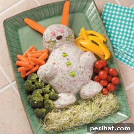 Delightful Easter Treats Made Easy 15 Savory Easter Bunny Cheese Spread, perfect for brunches and parties