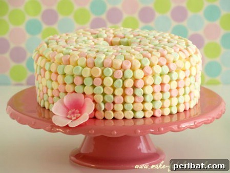 Delightful Easter Treats Made Easy 35 Delightful Heavenly Easter Angel Food Cake with colorful marshmallows