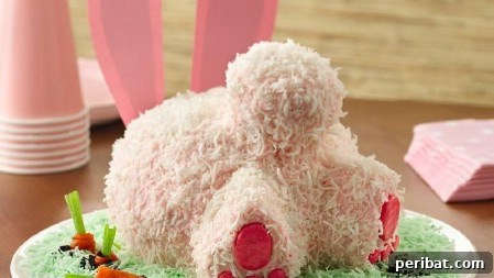 Delightful Easter Treats Made Easy 37 Whimsical Easter Bunny Butt Cake, a fun twist on traditional designs