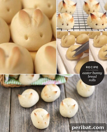 Delightful Easter Treats Made Easy 40 Cute Adorable Easter Bunny Rolls, easy and festive bread