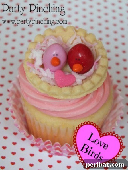 Delightful Easter Treats Made Easy 5 Cute Love Birds Cupcakes, ideal for spring celebrations