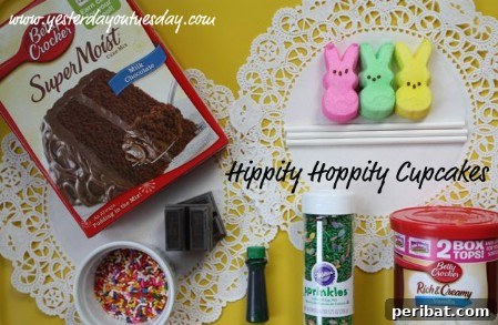 Delightful Easter Treats Made Easy 52 Fun Hippity Hoppity Cupcakes with Peeps and sprinkles for Easter