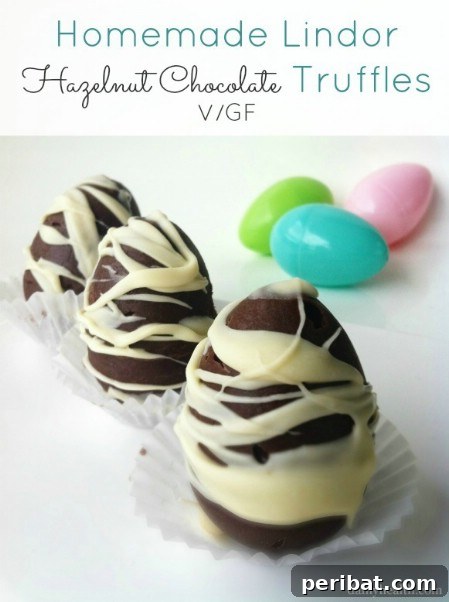 Delightful Easter Treats Made Easy 69 Luxurious Homemade Lindor Hazelnut Easter Truffles for chocolate lovers